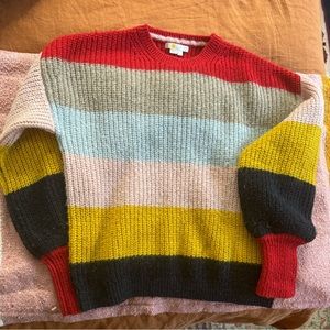 Boden Blouson Cuff Fluffy Sweater